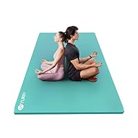 Amazon | YUREN ヨガマット 大きいサイズ 厚め 15mm 幅広 200*130cm 高